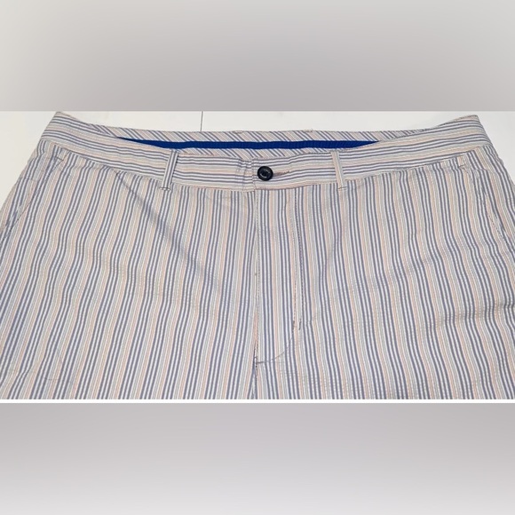 Tommy Bahama Shorts Men's Striped Nylon Size 38 Stretch Hawaiian Outdoor Active - Picture 3 of 9
